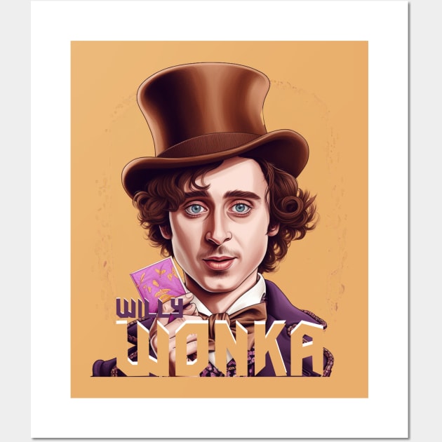 Willy Wonka Wall Art by Pixy Official